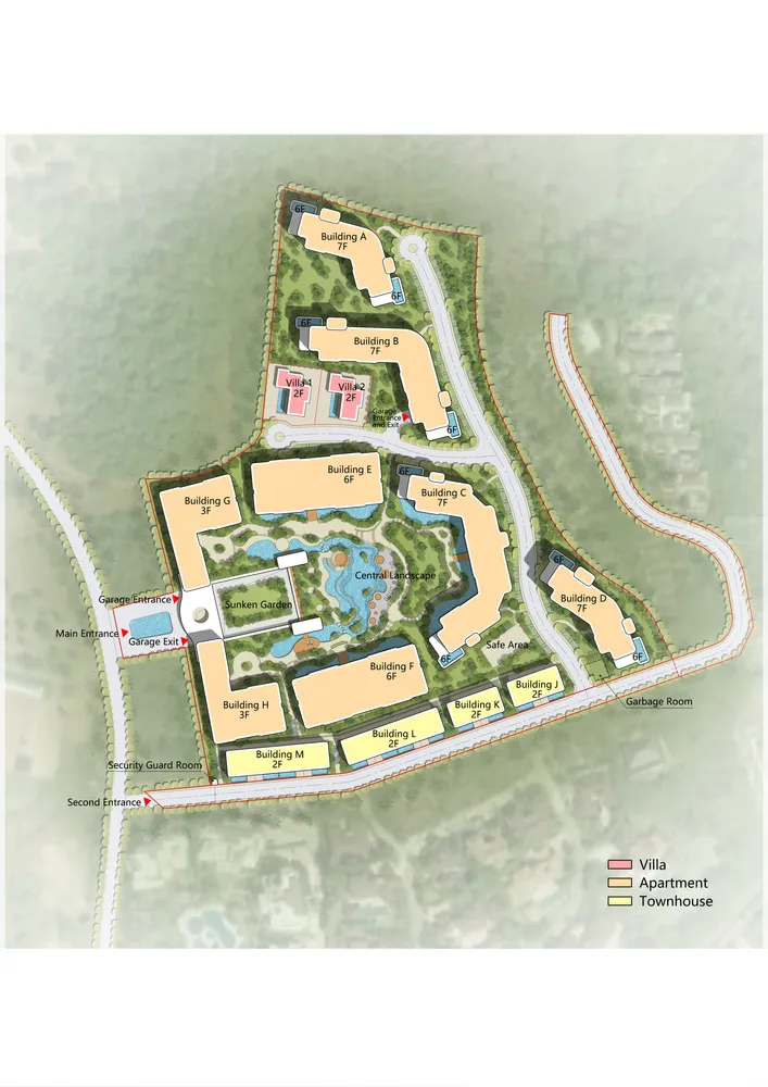 AYANA HEIGHTS SEA VIEW RESIDENCES — план 1