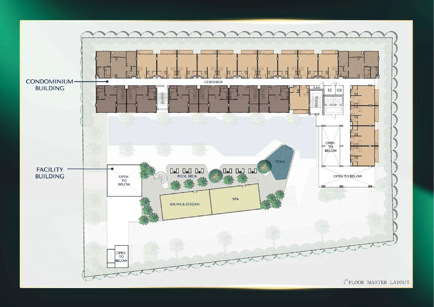 Bellevue Lagoon — план 1