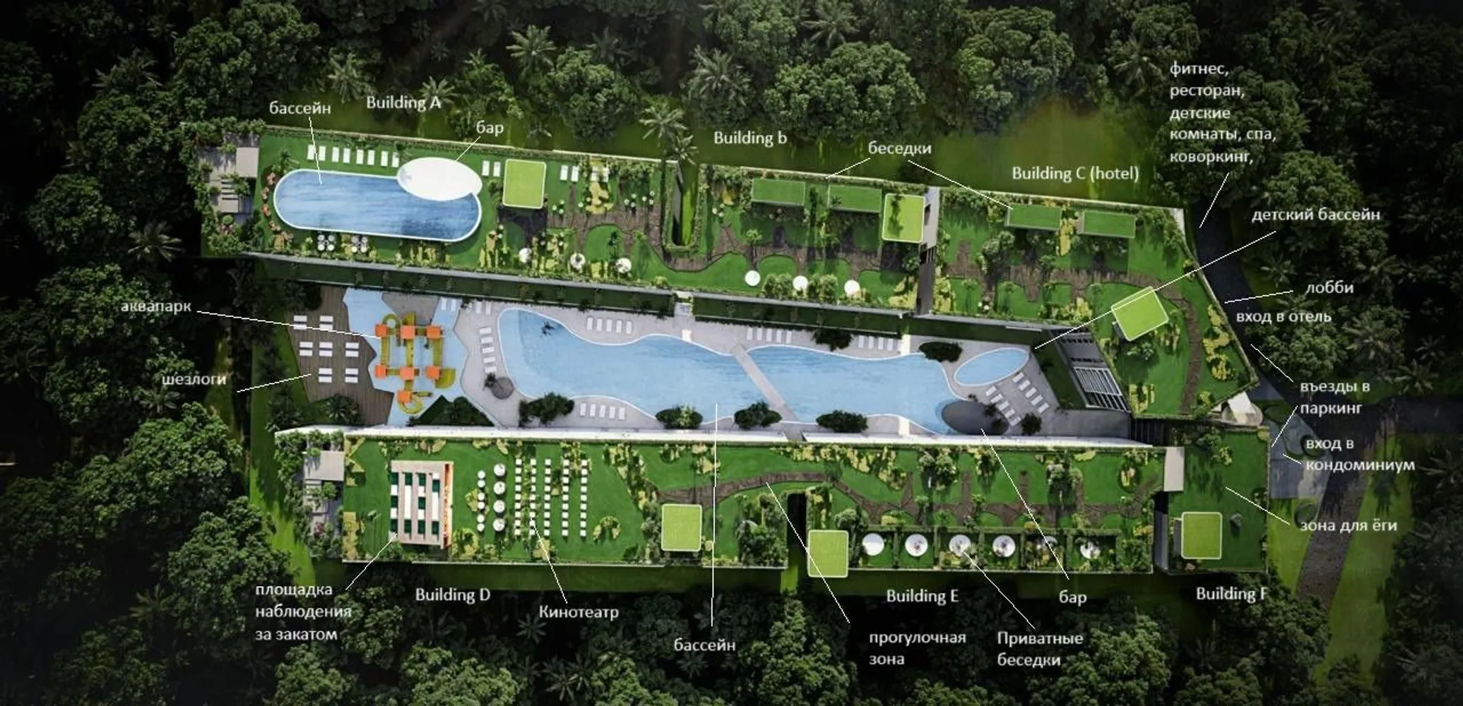 Sun Hills Layan Phuket — план 1